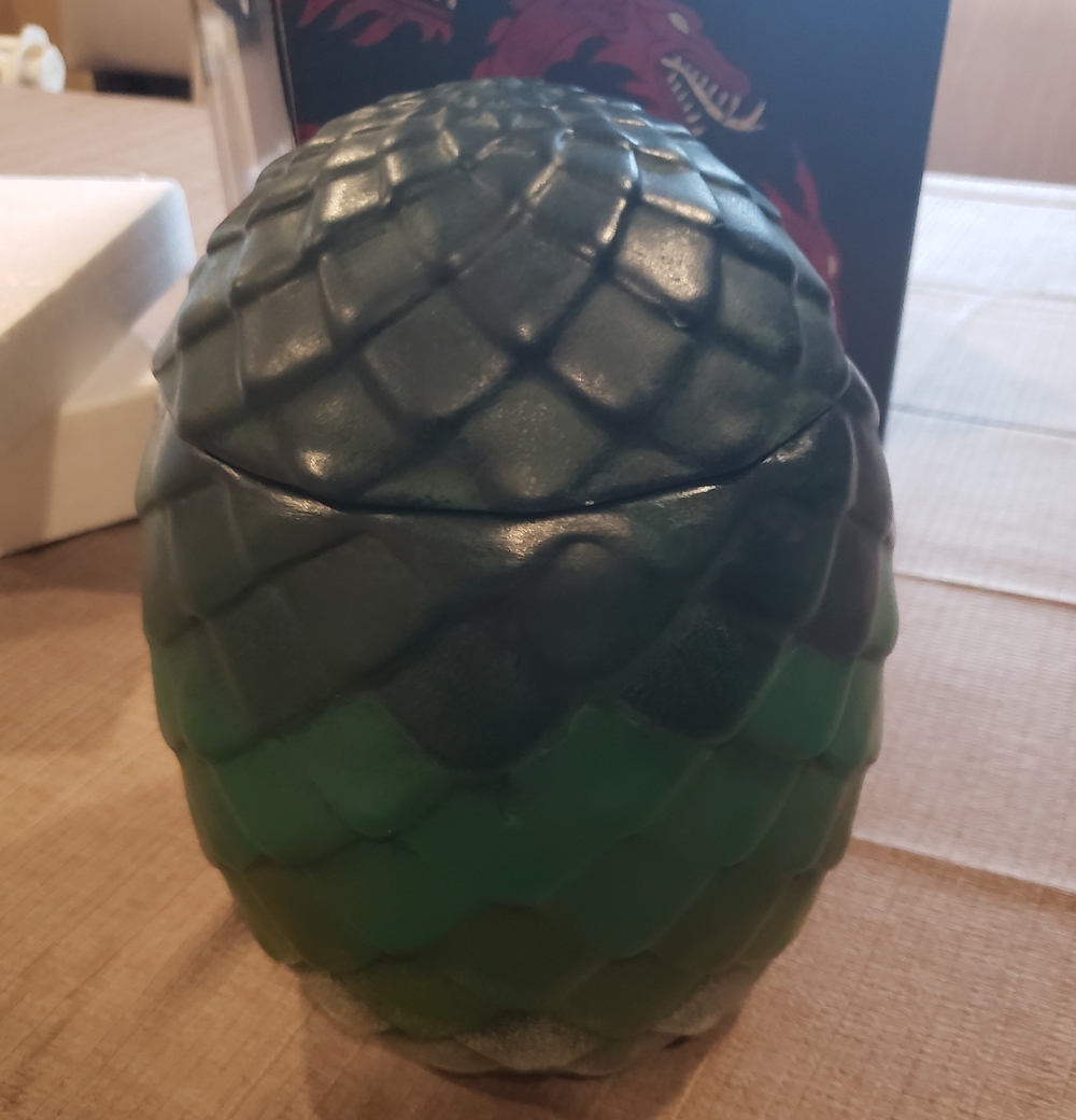 Green Dragon Egg Storage Container